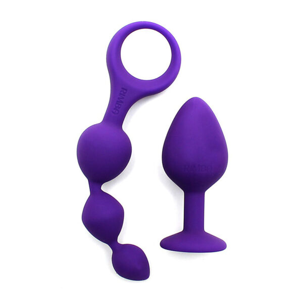 Set da gioco per il piacere anale viola di Barcellona
