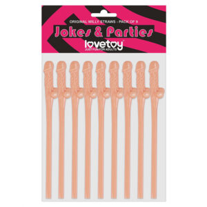 Lovetoy Confezione Da 9 Willy Cannucce Flesh Pink