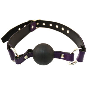 Rouge Vaatteet Ball Gag Purple