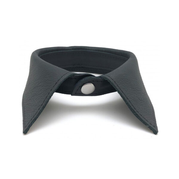 Colletto della camicia in pelle