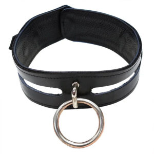 Rouge Garments Leather Fashion Bondage Collare Nero