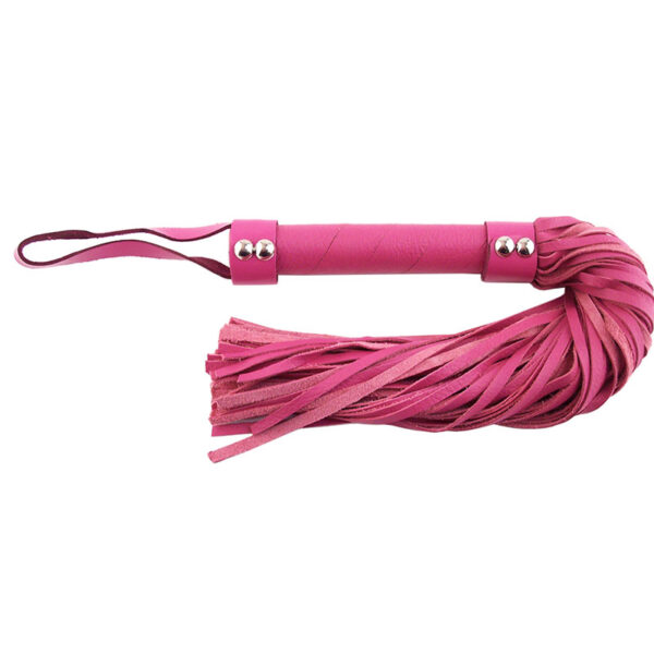 Flogger in pelle Rouge indumenti rosa