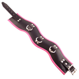 Rouge Vaatteet Musta Ja Pinkki vuoratut kupit ja asento Collar
