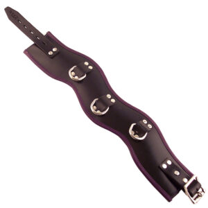 Rouge Vaatteet musta ja violetti vuoratut kupit ja asento Collar