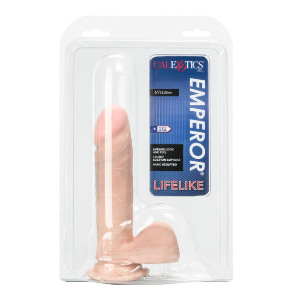 Emperor 6 Inch Life Like Dildo Ivory - Image 4