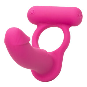 Stimulateur double plongeur rechargeable en silicone