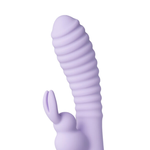 Rechargeable 12-Speed Rabbit Vibrator Purple - Image 3