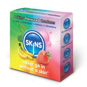 Pelli aromatizzati preservativi 4 Pack