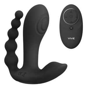 Vive Kata Vibratore Doppio Penetratore Nero
