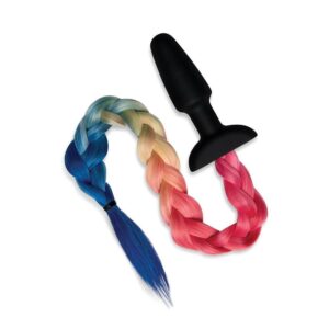 Plug anale Furry Tales coda arcobaleno