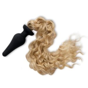 Plug anale in silicone con coda di cavallo Furry Tales