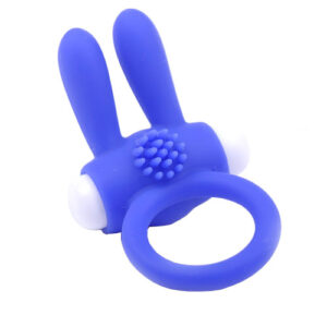 Cockring kanin korvan kanssa sininen
