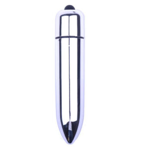 Mini potente vibratore proiettile d'argento