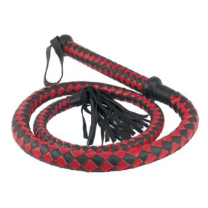 Lungo arabo Frusta rosso e nero